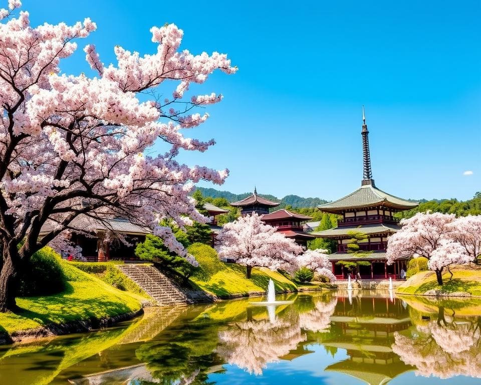 Reizen naar de historische tempels van Kyoto