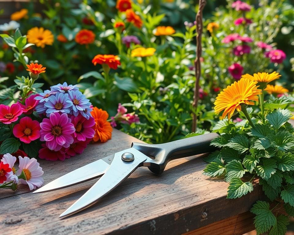 Snoeischaren voor het onderhoud van een gezonde tuin