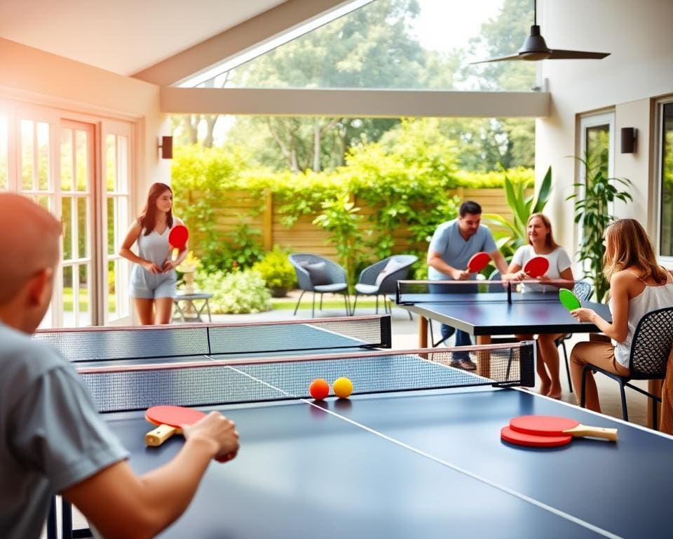 Tafeltennissets voor plezier in huis en tuin