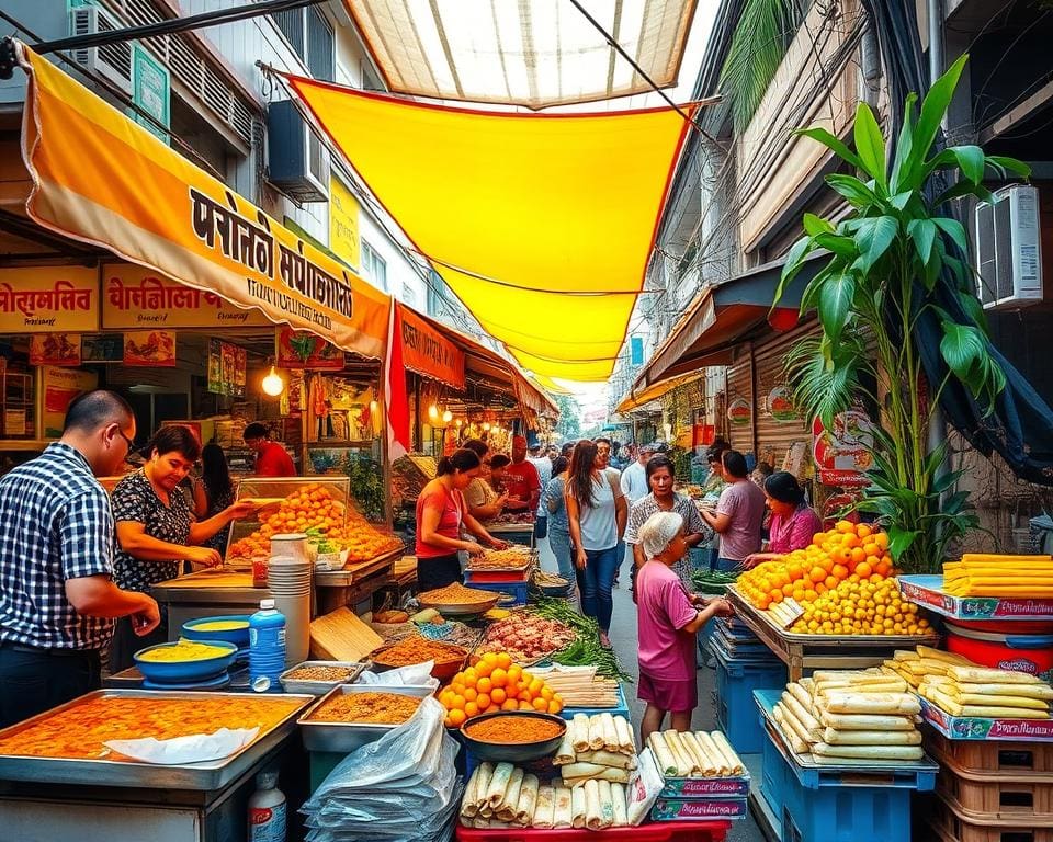 Thais street food gerechten en straatverkopers in de Thaise eetcultuur