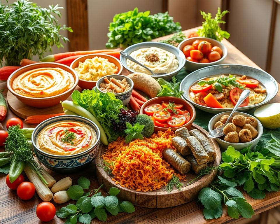 Vegetarische gerechten in Israël