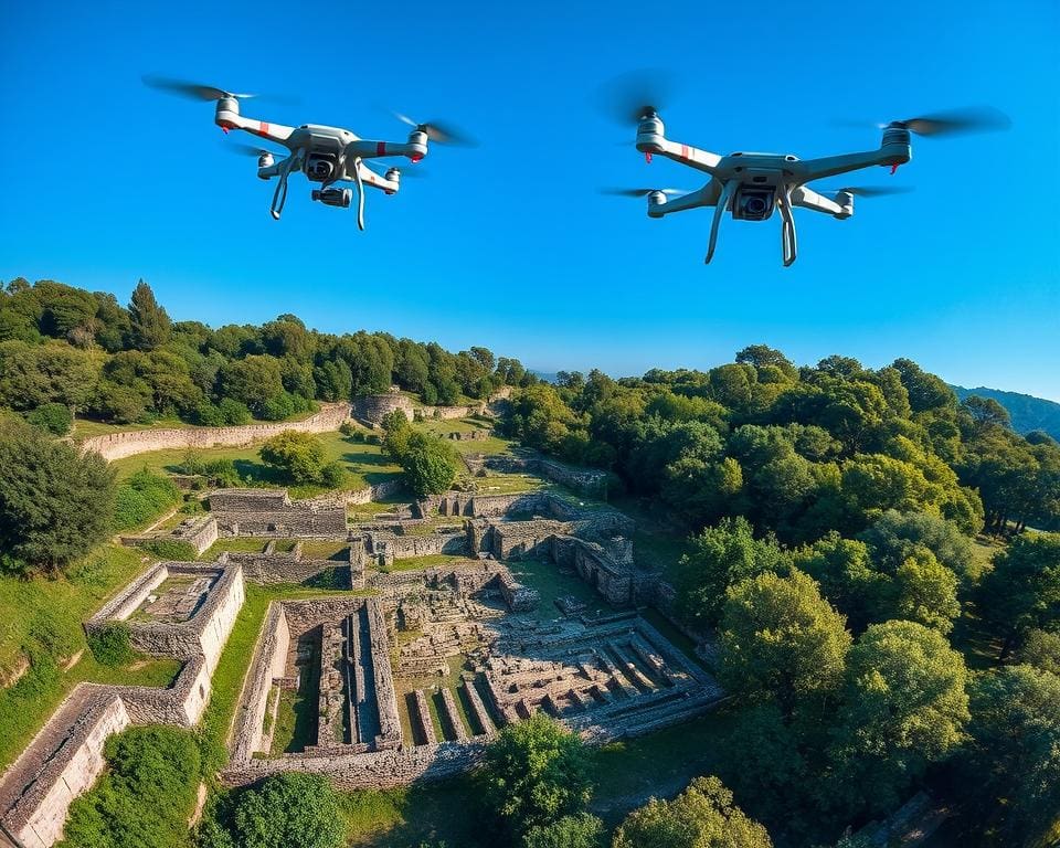 Waarom drones essentieel zijn voor archeologisch onderzoek