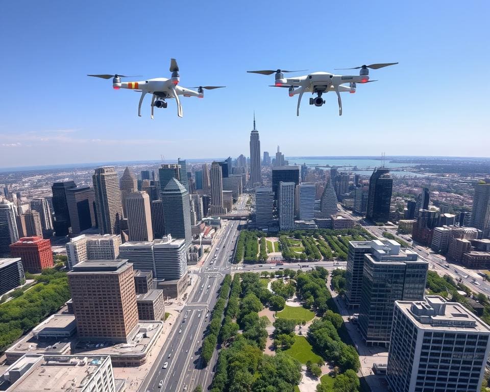 Waarom drones essentieel zijn voor stadsmapping