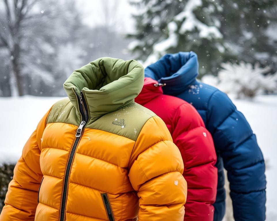 Warme donsbodywarmers voor koude buitendagen