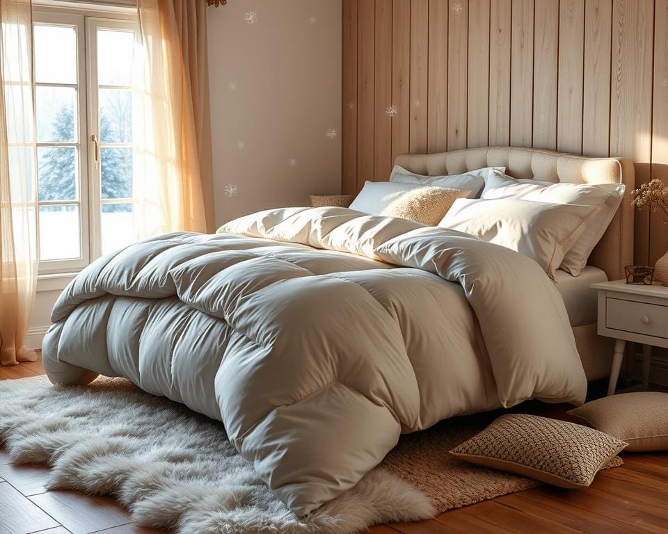 Warme donsdekens voor extra wintercomfort