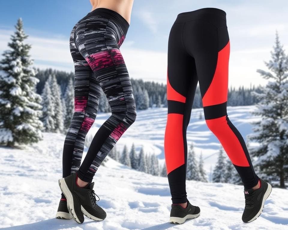 Warme leggings voor outdooractiviteiten in de kou