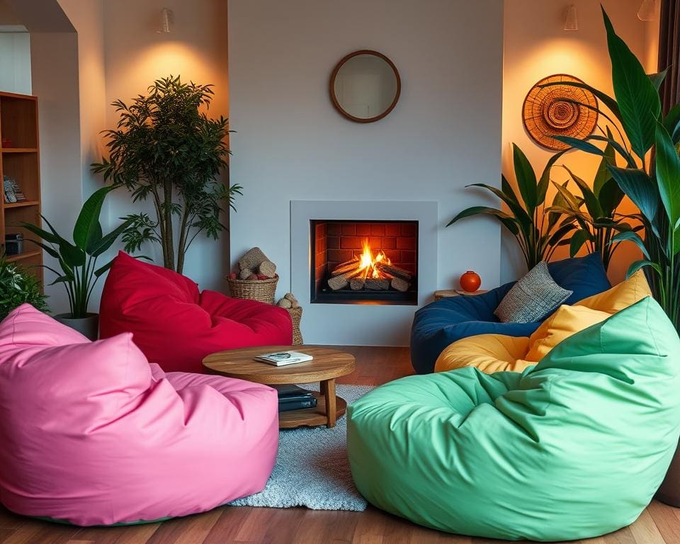 Zitzakken voor relaxte avonden in huis
