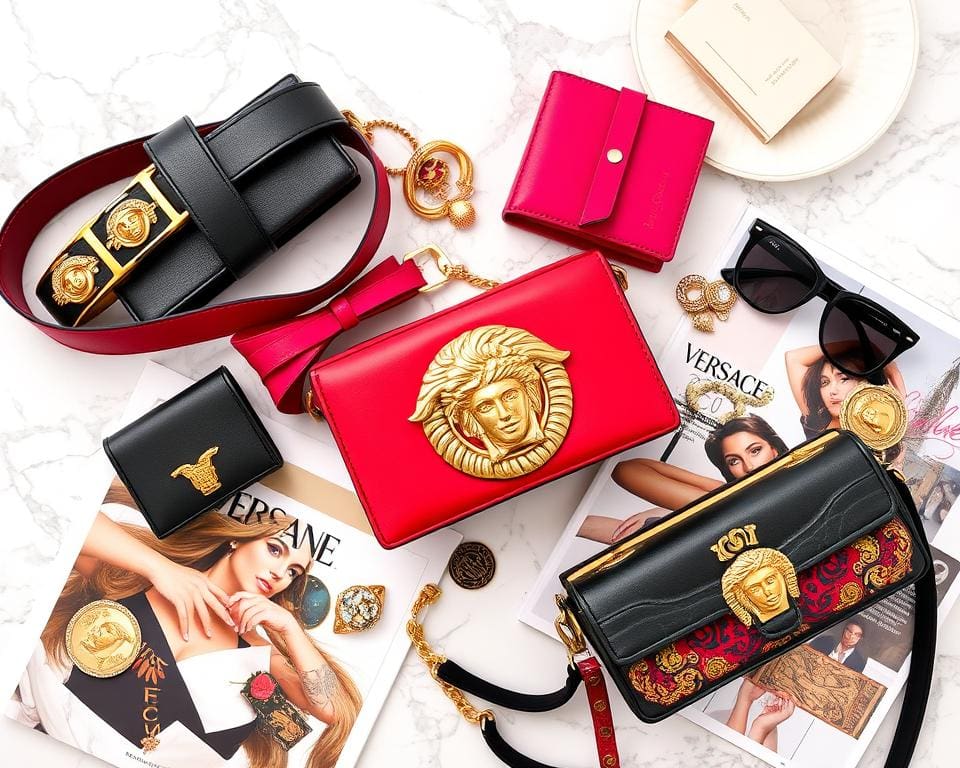 combineren van Versace accessoires