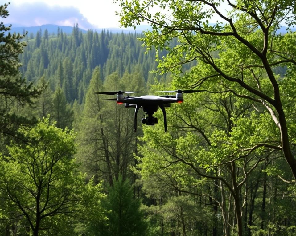 de rol van drones in bosbrandpreventie