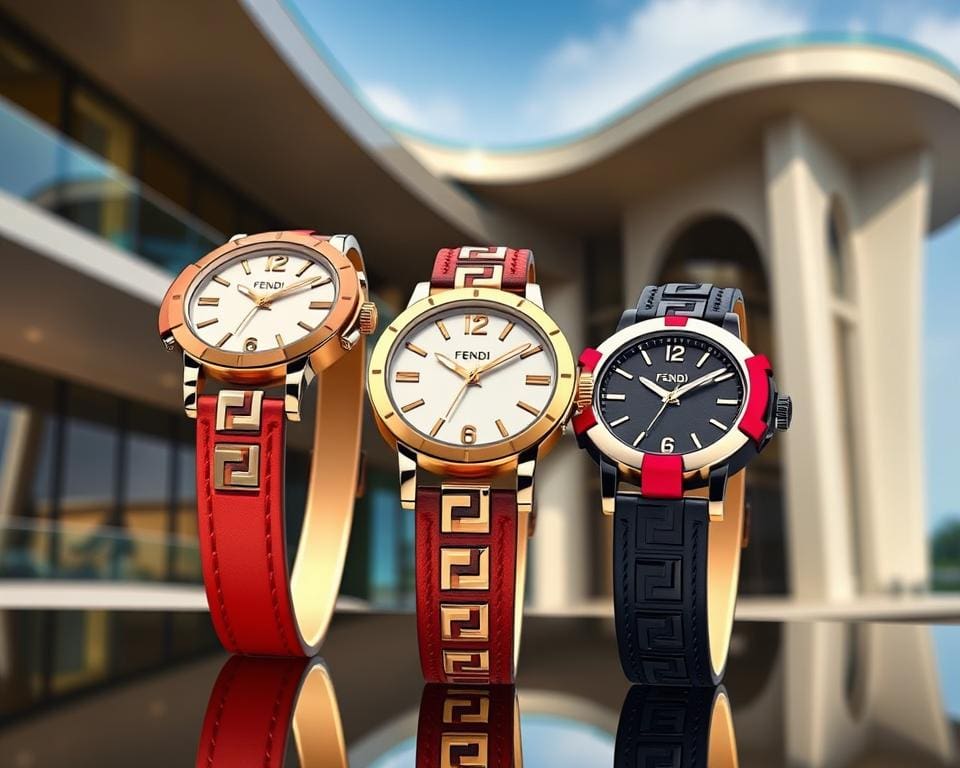 gedurfd ontwerp van Fendi horloges