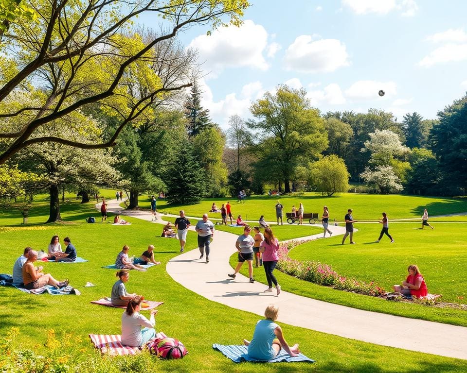 leukste activiteiten in het park