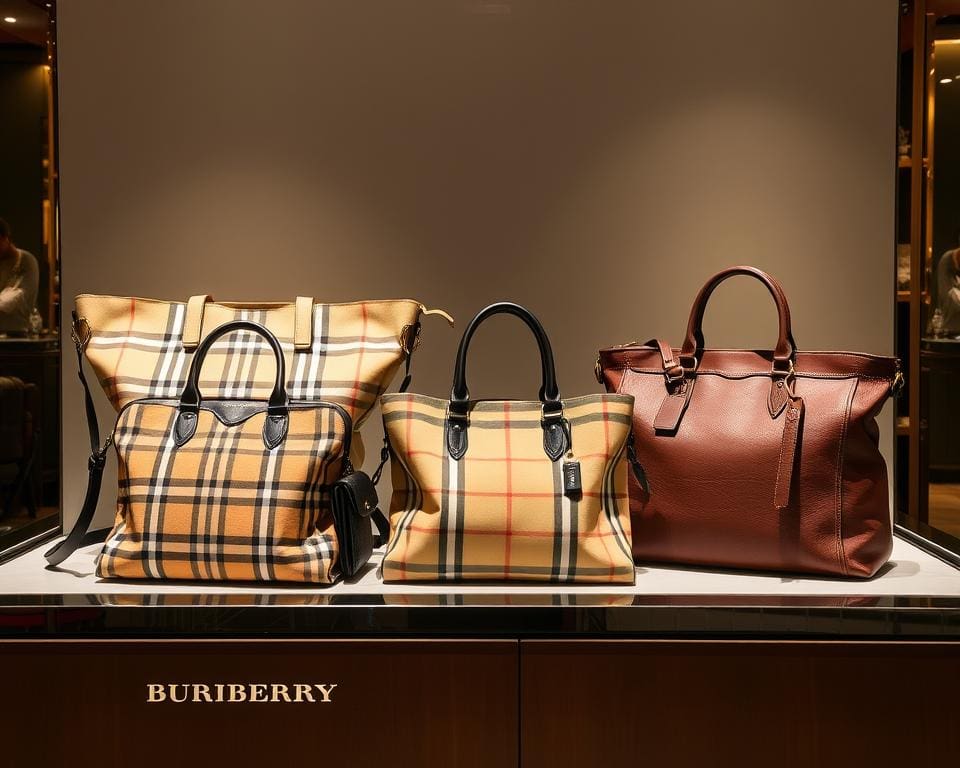 luxe handtassen van Burberry