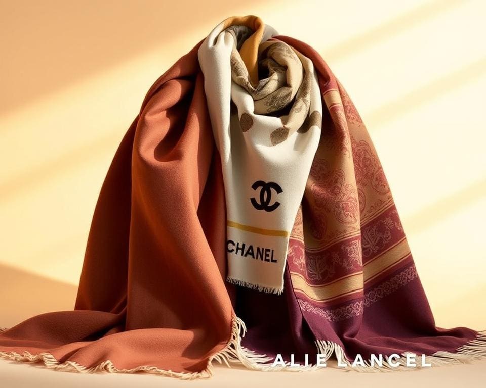 luxe stoffen Chanel sjaals