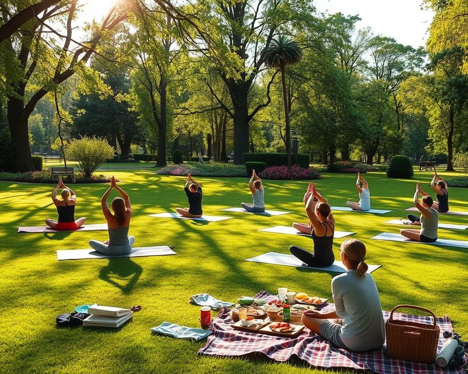 mindfulness in het park