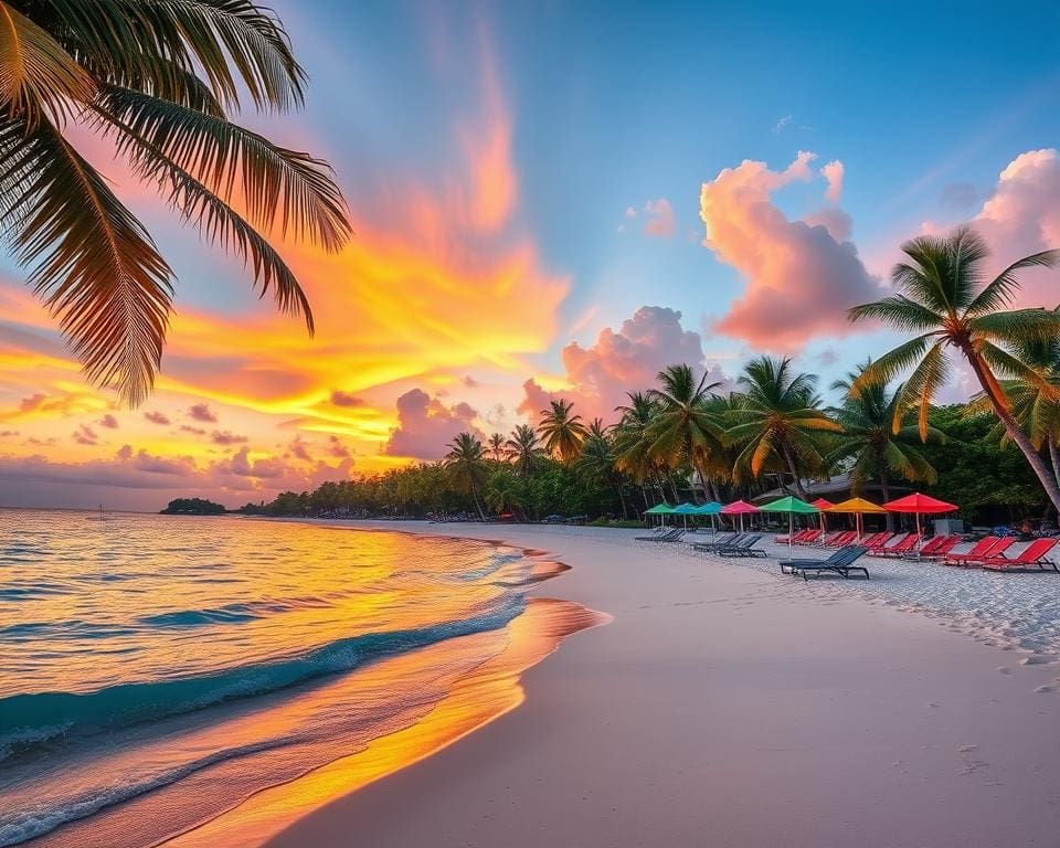 ontspannen op het strand