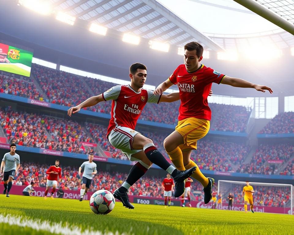 realistische gameplay van FIFA 23