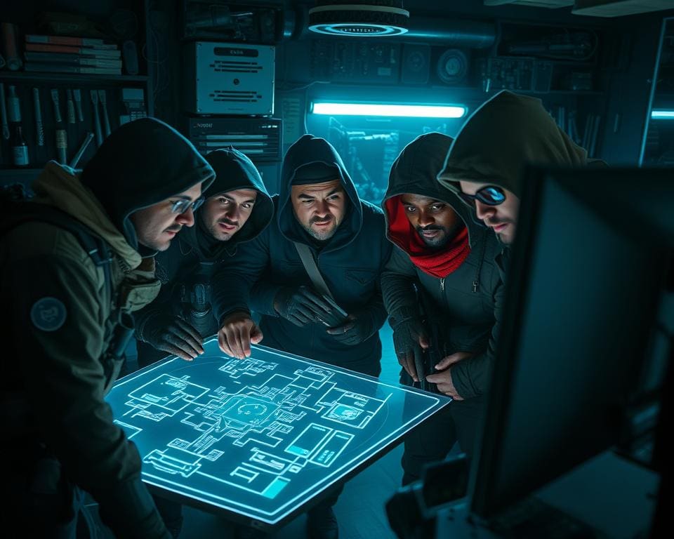 teamwerk in heist games