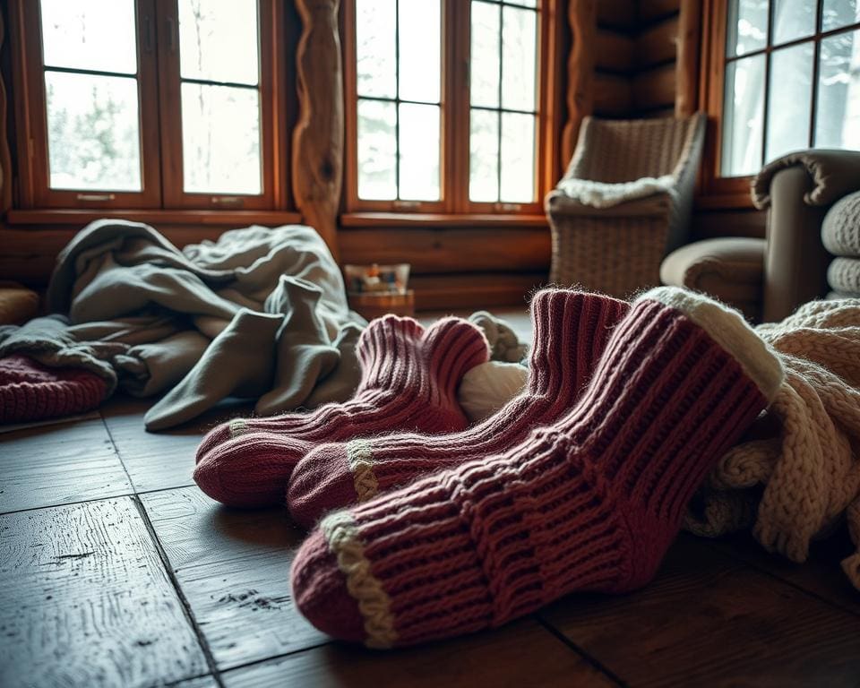 thermosokken en wollen sokken voor de winter