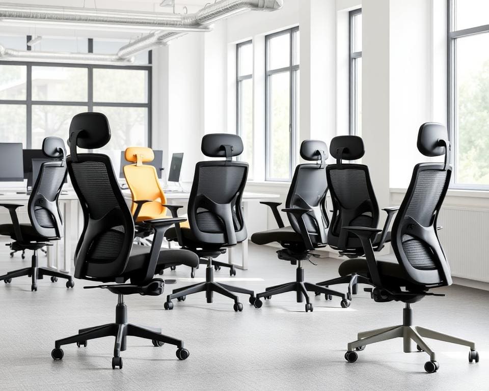 verstelbare stoelen voor werk