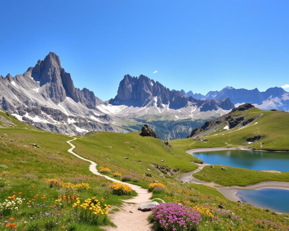 wandeltochten in de Dolomieten