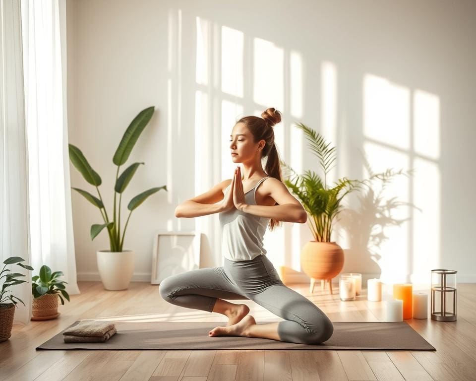 yoga-oefeningen voor stressverlichting