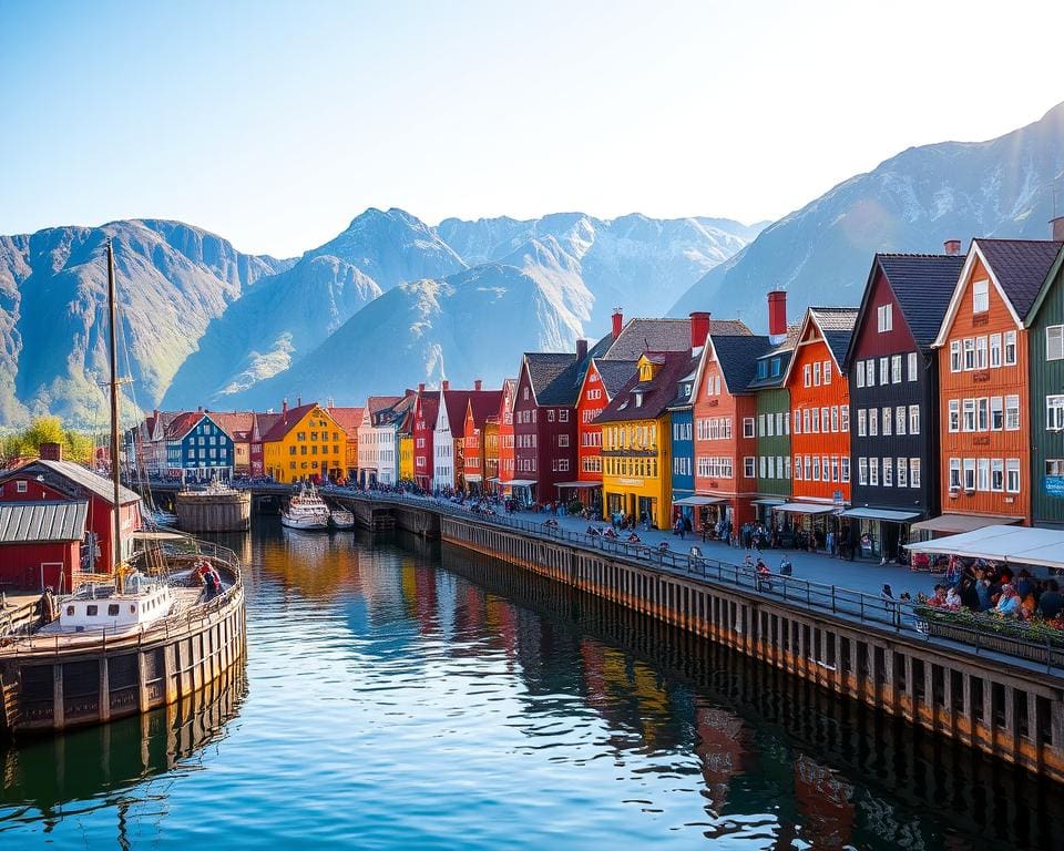 Bryggen in Bergen, historische bezienswaardigheid