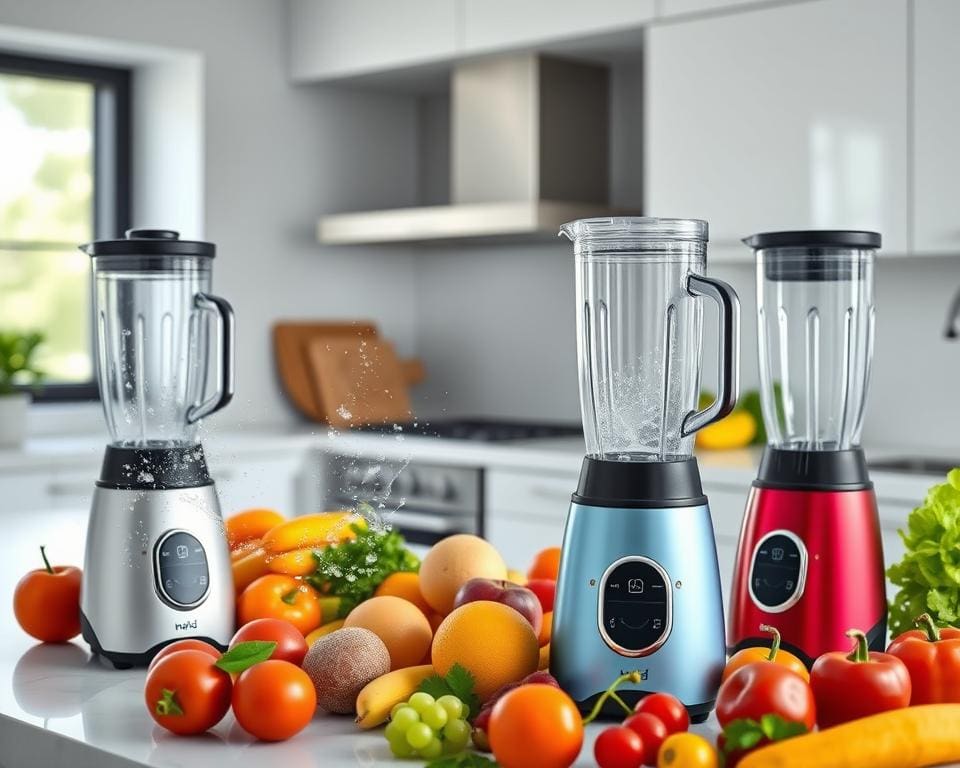 Elektrische blenders met automatische reinigingsfunctie