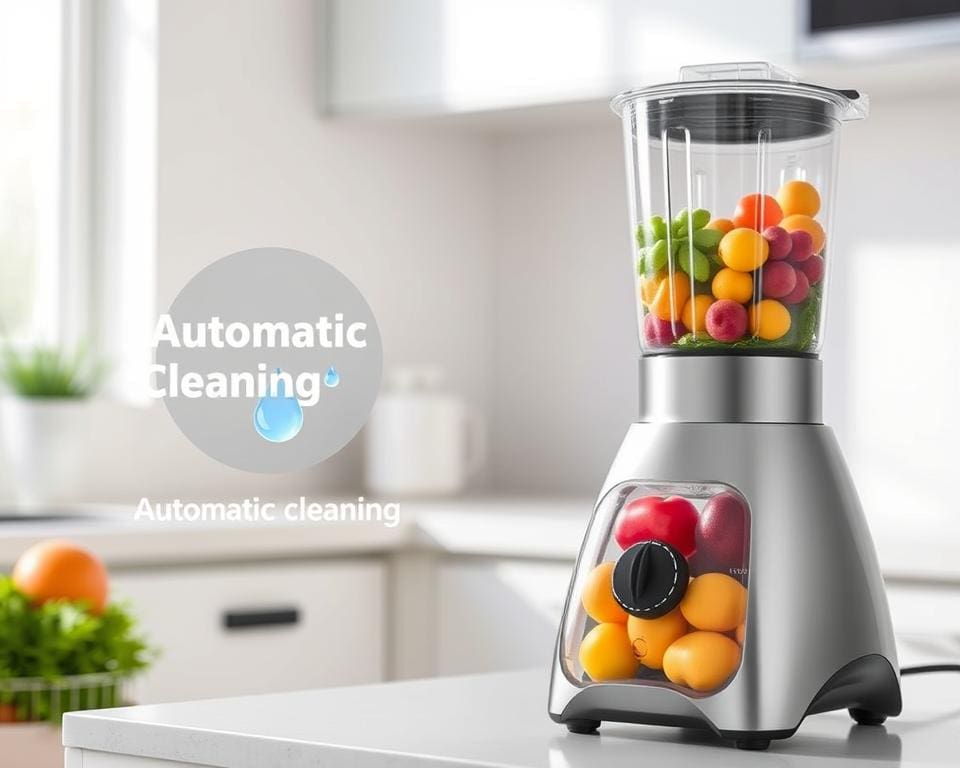 Elektrische blenders met automatische reinigingsfunctie