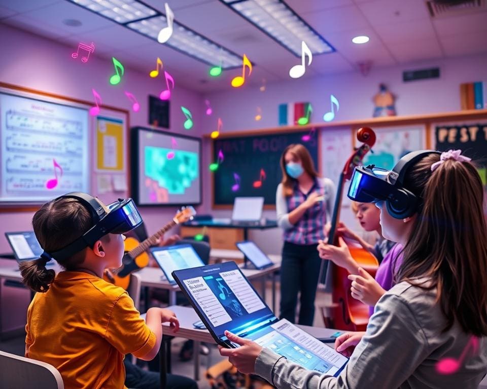 Hoe werkt augmented reality in muziekonderwijs?