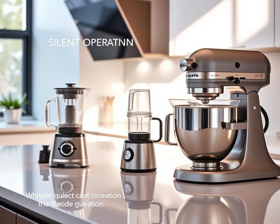 Keukenmachines met een stille werking