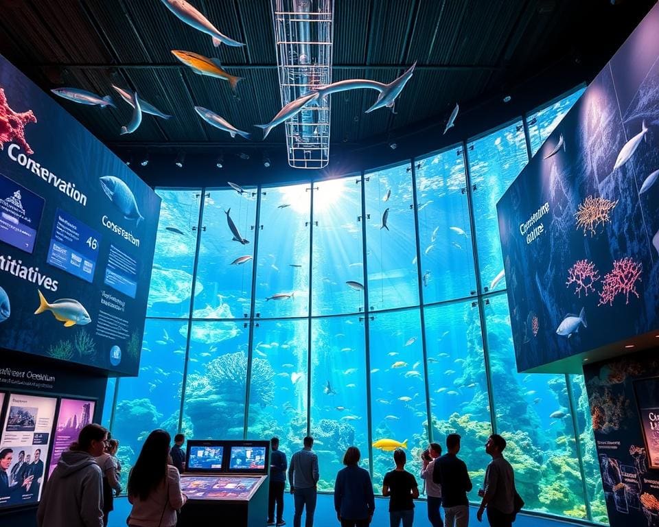 Lissabon Oceanarium Onderwijs en conservatie initiatieven