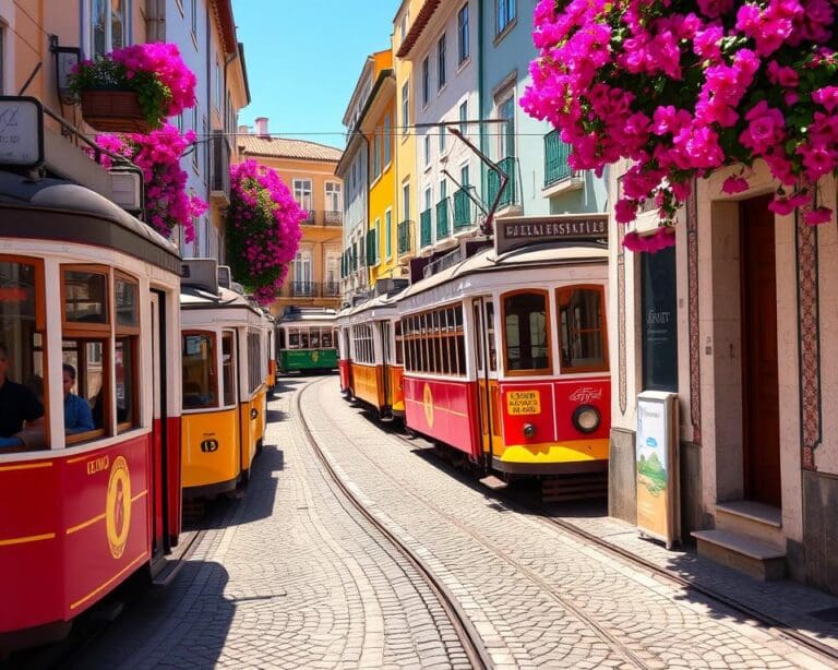 Lissabon: kleurrijke trams en uitzichtpunten