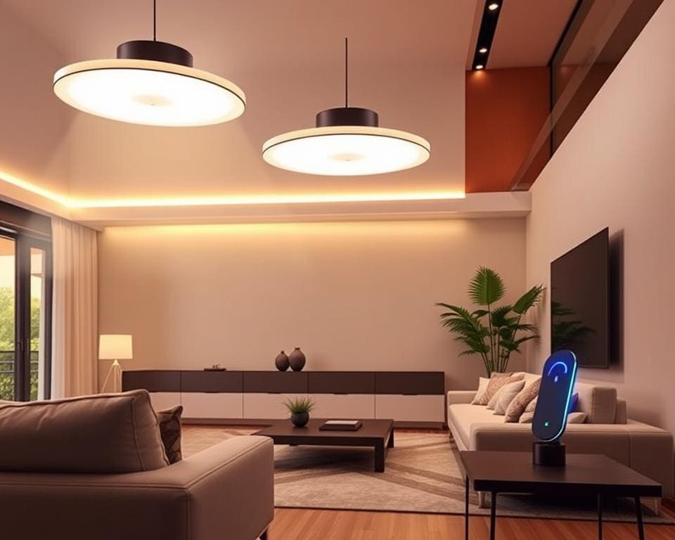 Slimme verlichting met stemactivatie