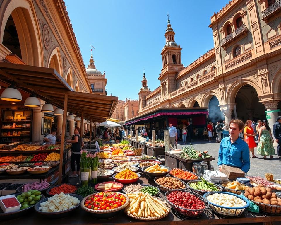 Spaanse tradities en lokale keuken in Sevilla