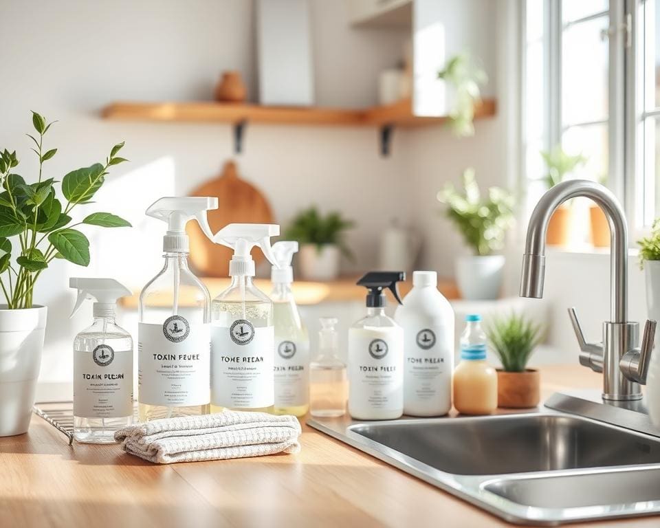 Toxin-free schoonmaakmiddelen: een veiliger huis