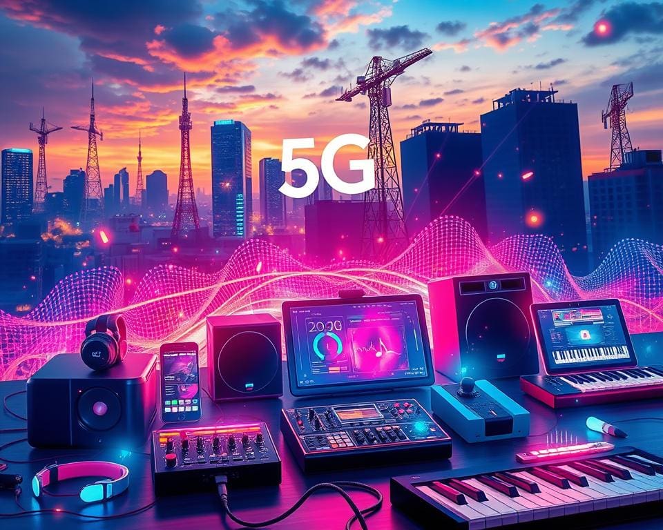 Wat zijn de voordelen van 5G voor mobiele muziekapparatuur?