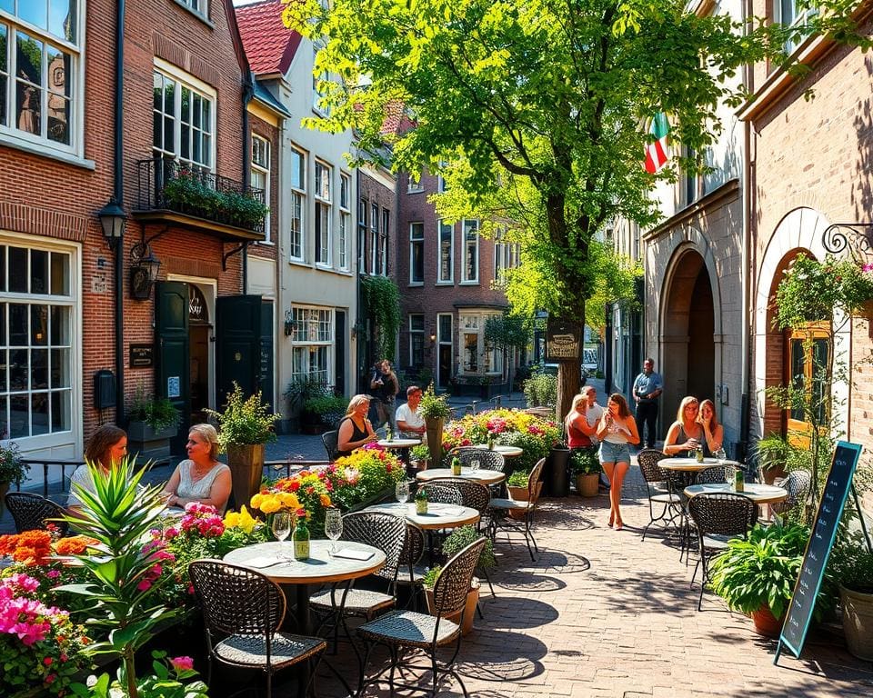 historische centrum terrasjes uitzicht