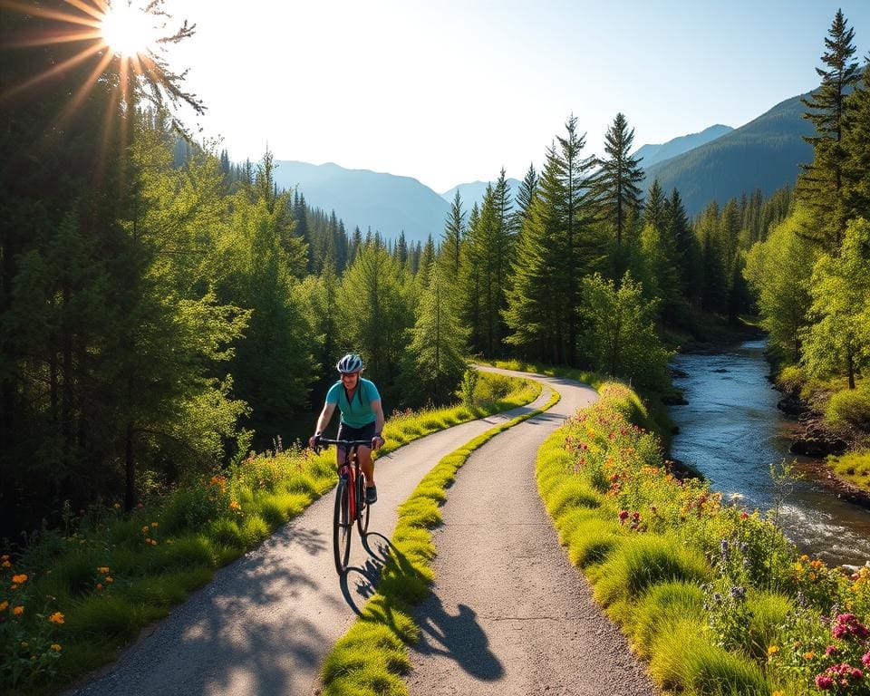 ideale locaties voor fiets workout