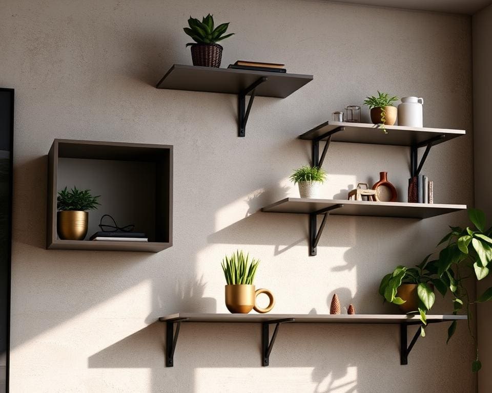 metalen wandplanken