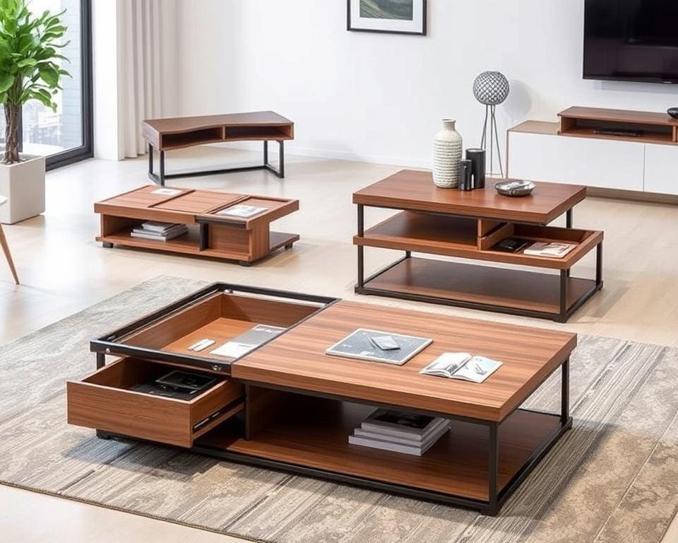 moderne opvouwbare koffietafels