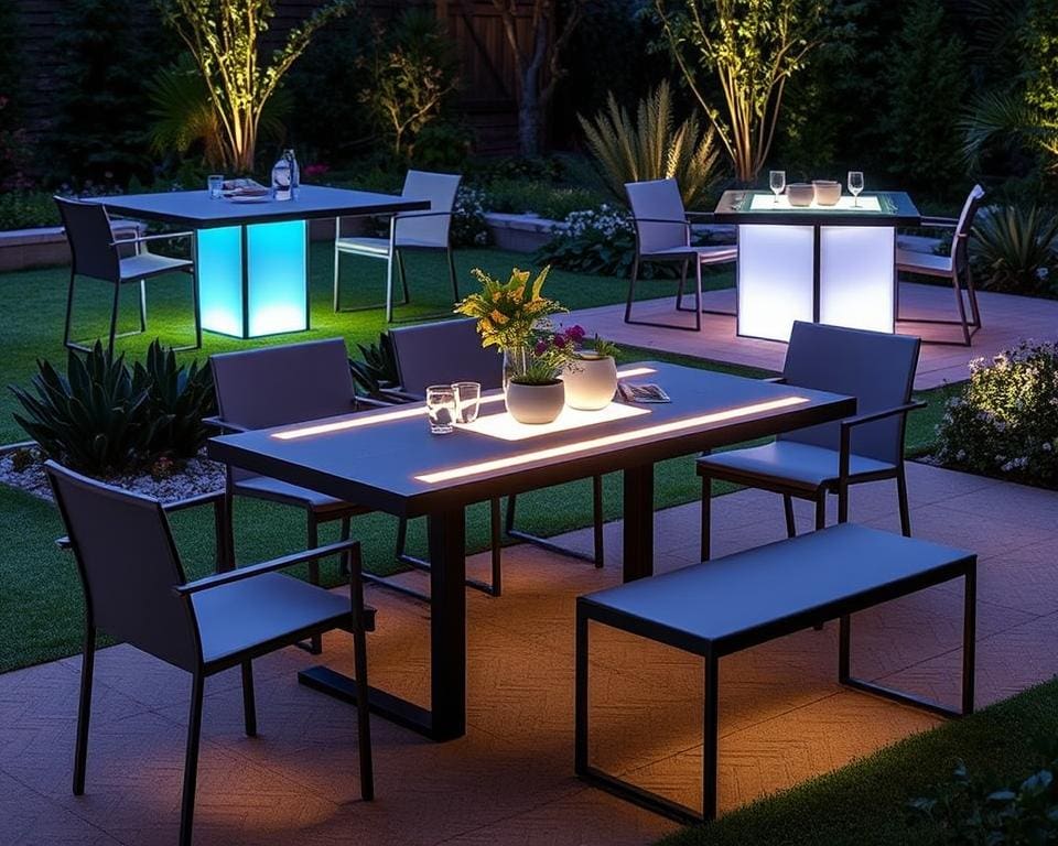 moderne tuinverlichting