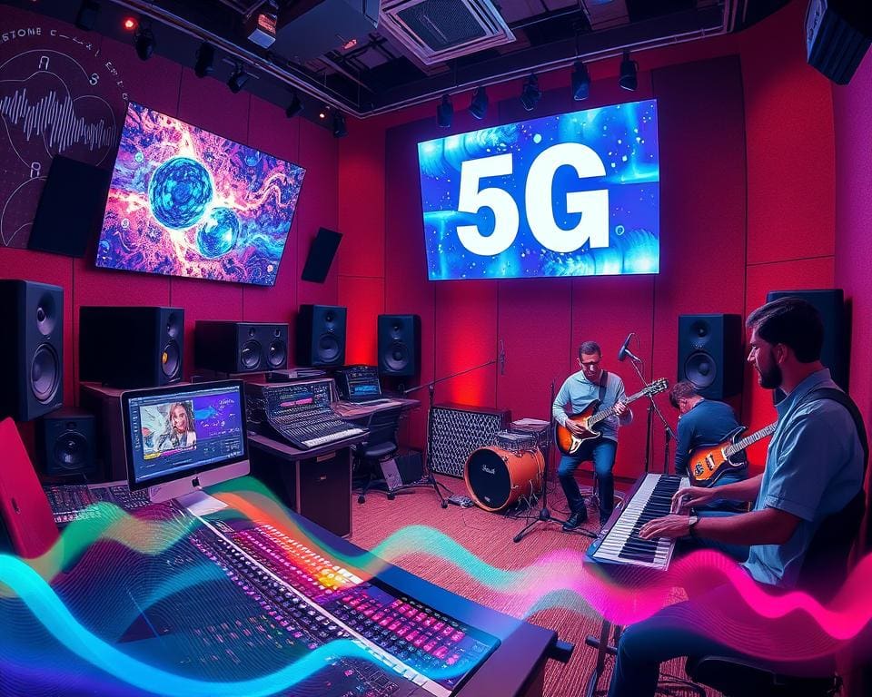 muziekproductie met 5G