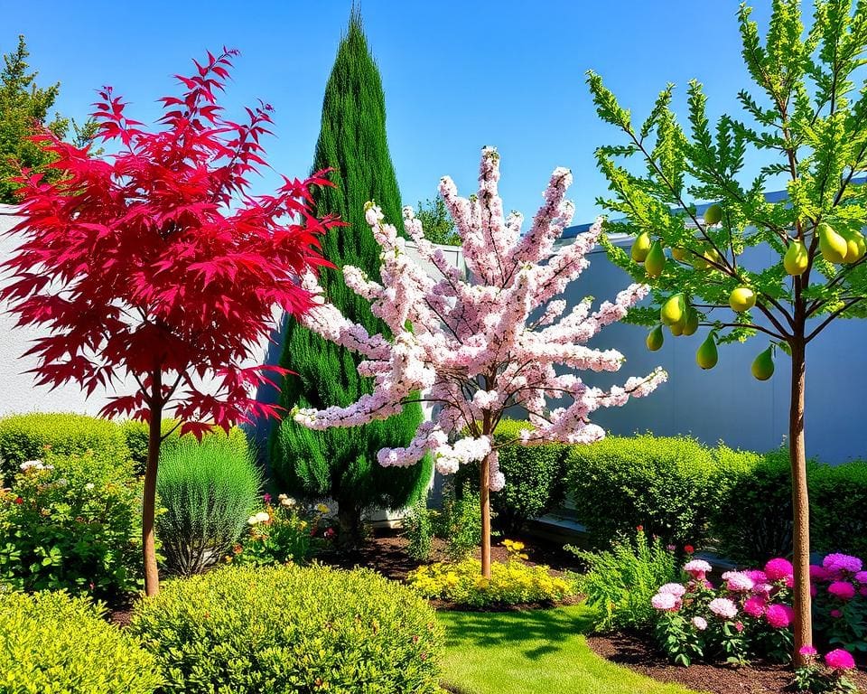 populaire bomen kleine tuinen