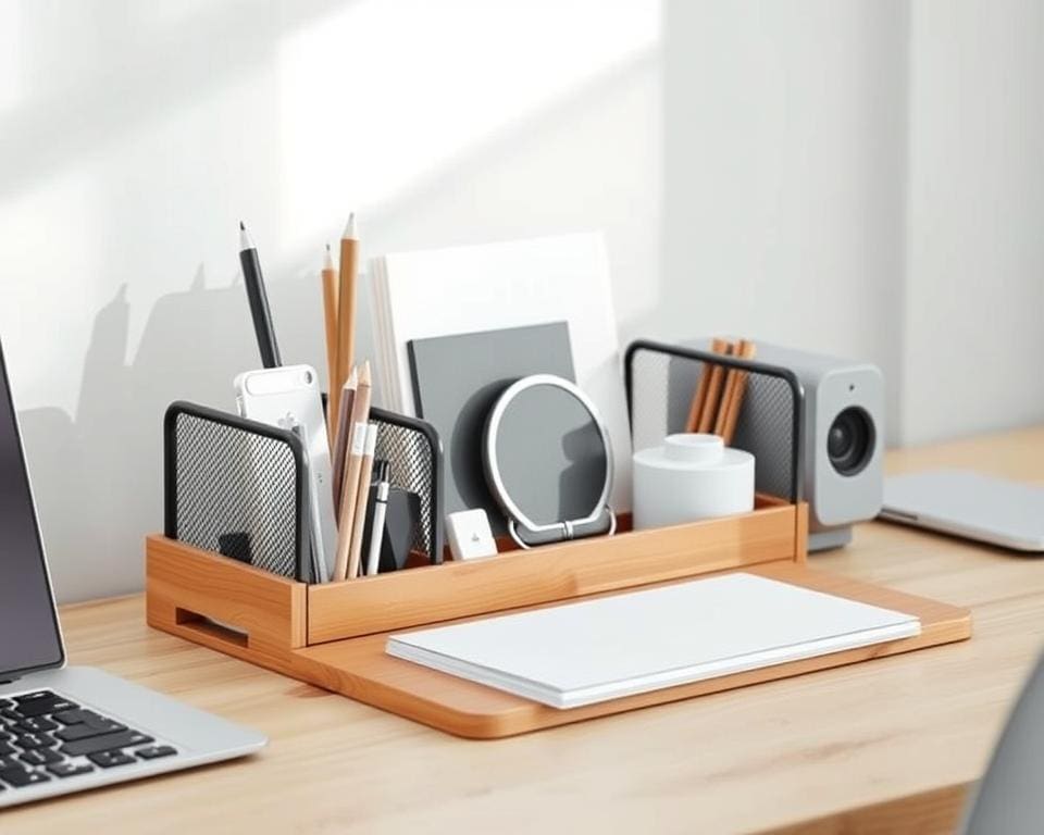 ruimtebesparende bureau organizer