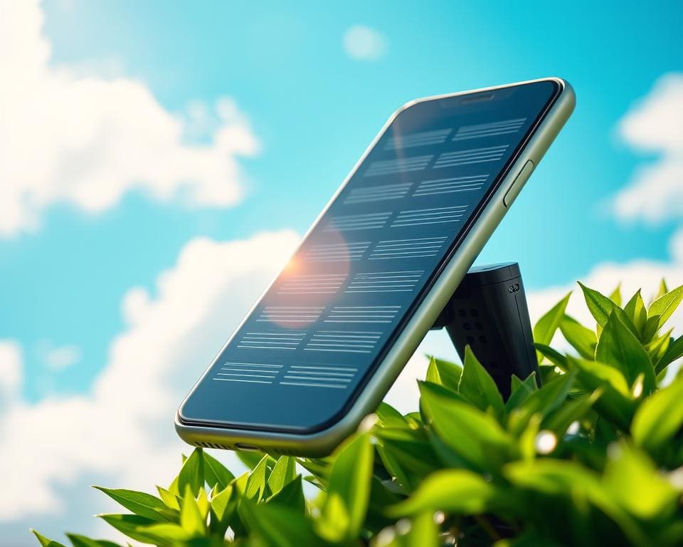 smartphone zonne-energie