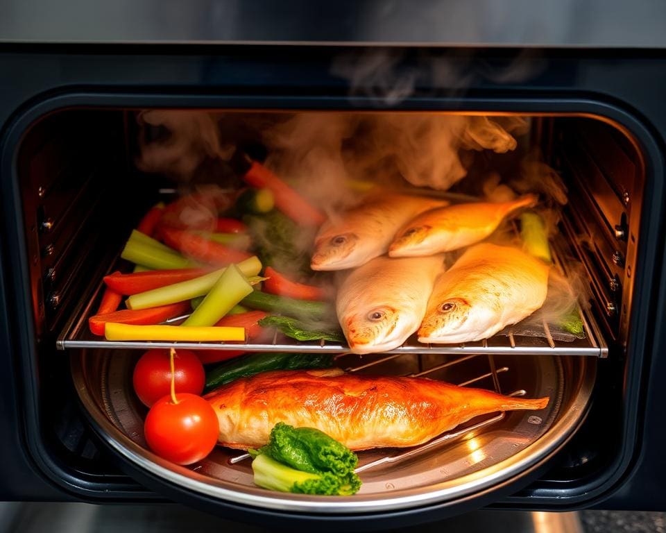 stoomkoken en behoud smaak en voedingsstoffen