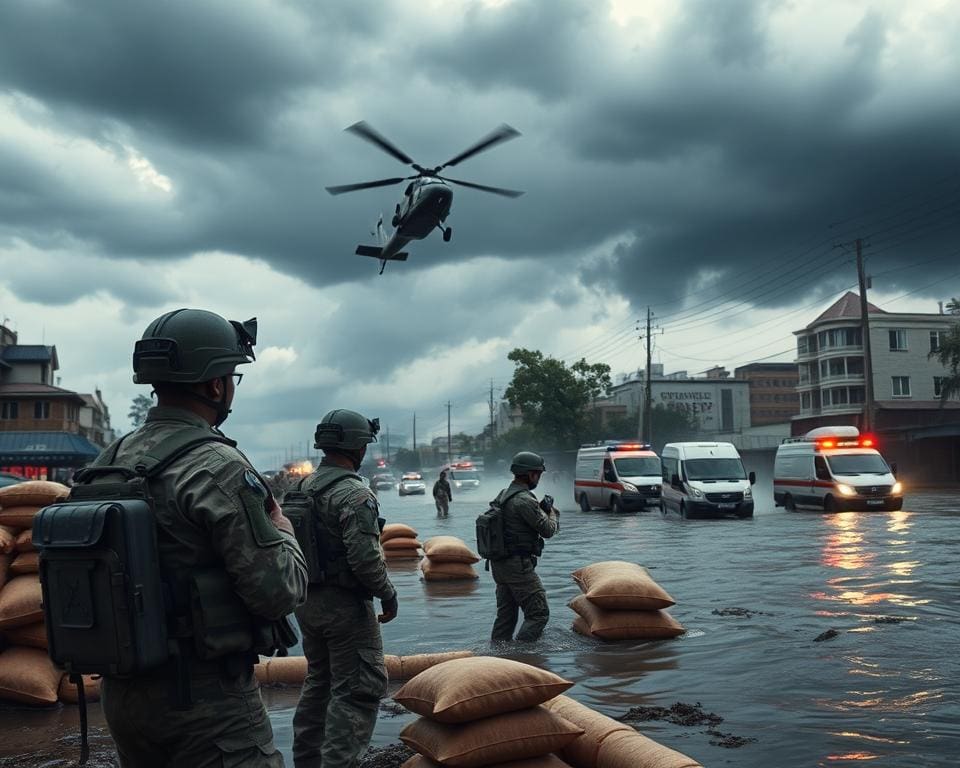 De rol van defensie bij natuurrampen