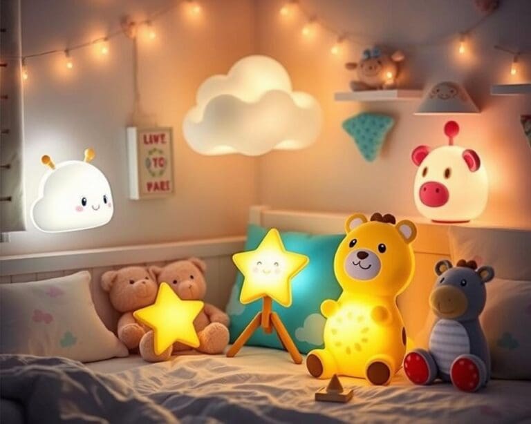 Kinderlampen met een nachtlampfunctie