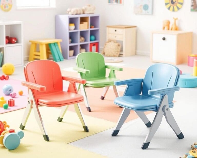 Kinderstoelen met een compact opvouwbaar ontwerp