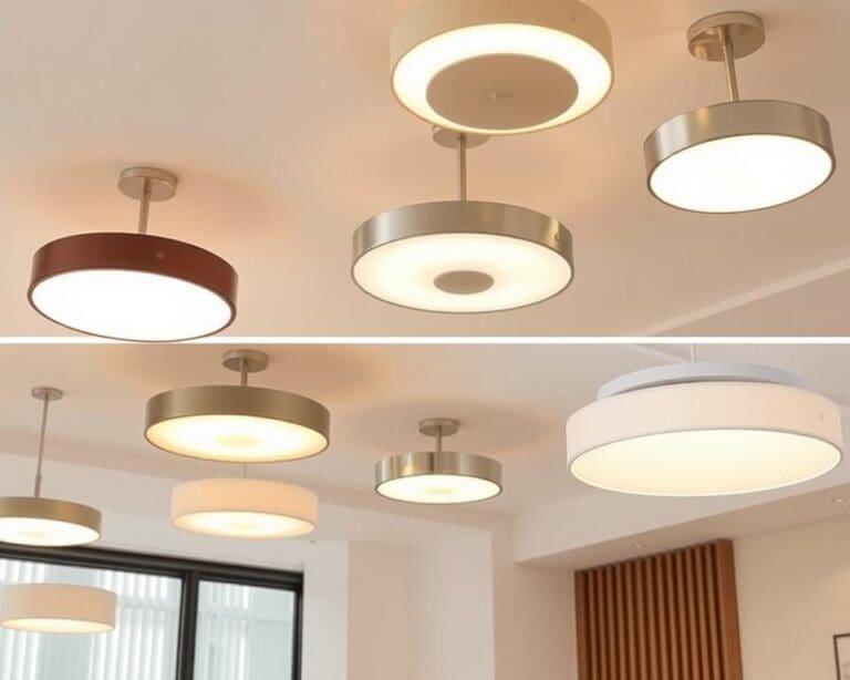 Plafondlampen met instelbare helderheidsstanden